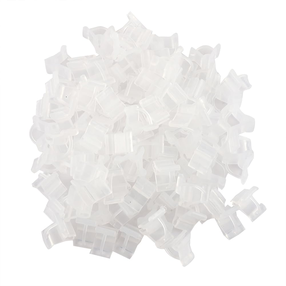 200 Pezzi Di Clip Per Innesto In Plastica, Clip Per La Crescita Dell'innesto, Clip Per Il Fissaggio Dei Fiori, Clip Per Viti, Attrezzi Da Giardinaggio | Leroy Merlin - 9