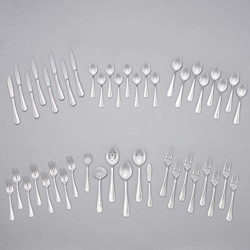 Riverridge 46-Pc. Monogrammed Flatware, Service For 8, Marina Pattern - A #TOP2
