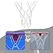 Vaveren Basketball Hoop for Indoor Outdoor Braided Chain Professional with Hooks Easy to Install Metal Chain Replacement