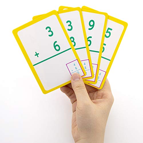 Image of BAZIC Products Addition Flash Cards, 36 Cards, Self-Checking, 2-Pack