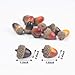 BigOtters 100PCS Artificial Acorns Bulk, Mixed Color Fake Nutty with Natural Acorn Cap Simulation Fruit Props for House Autumn Decor Craft DIY Wedding Festival Party Favor