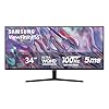 SAMSUNG – Monitor Ultra-WQHD ViewFinity serie S50GC de 34 pulgadas, 100 Hz, 5 ms, HDR10, AMD FreeSync, cuidado de los ojos, diseño sin bordes, PIP, PBP, LS34C502GANXZA, 2023, negro