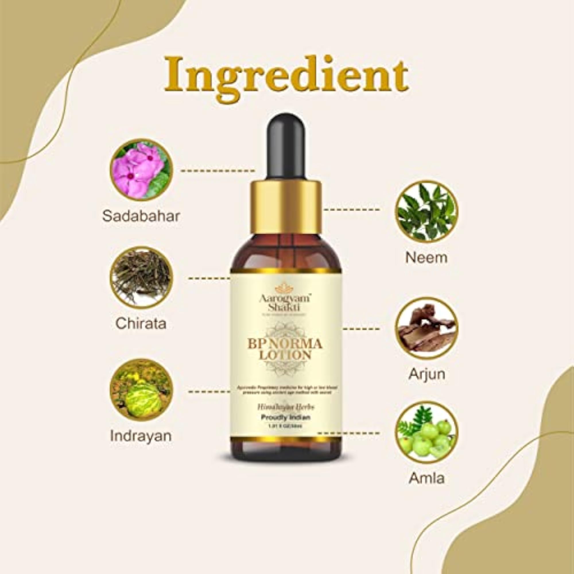 Vedobi Ayurvedic BP Norma Lotion (30ml), Health Product