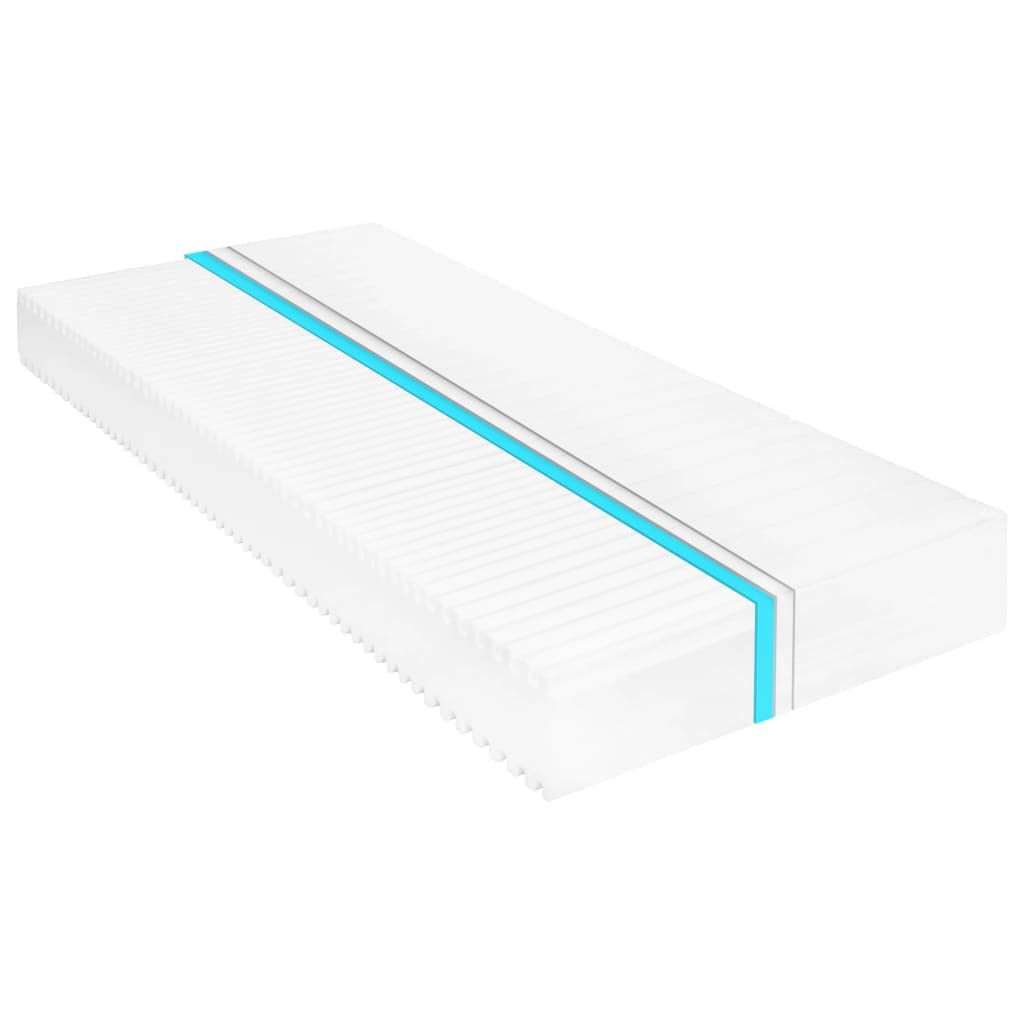 Cama de día con colchón de 90 x 200 cm, sofá cama de pino macizo, cama de invitados multifuncional para dormitorio y sala de estar, somier de láminas resistente, color blanco