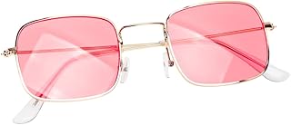 Óculos Quadrados Óculos De Armação Transparente Óculos De Sol Decorativos Retrô Óculos De Sol De Metal Óculos De Praia Óculos De Sol Criativos Retrô Óculos De Sol De Armação