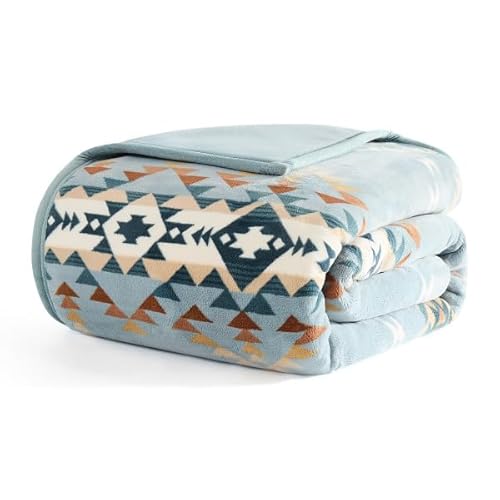 Pendleton Throw Blanket Soft Lightweight Decorative Blanket for Sofa, Couch,