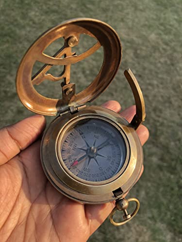 Brújula personalizada de latón portátil para regalo miniatura 3