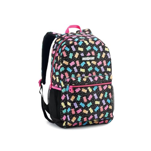 Mochila Costas Bolsa Juvenil Grande Reforçada Feminina (Preto)