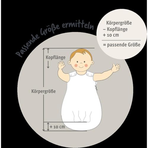 Sterntaler Schlafsack für Kleinkinder, Ganzjährig, Funktionsschlafsack Schaf Stanley, Reißverschluss, Größe: 100, Grau