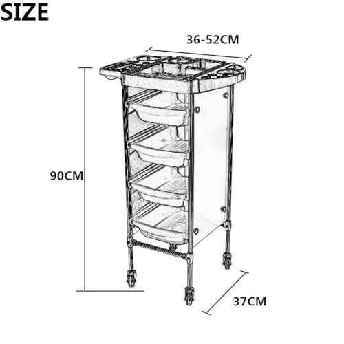 Chariot de camping portable et pliable, support de rangement mobile à roulettes - 2