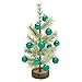 Juvale Glitter Miniature Christmas Ornaments - Shatterproof Design & Hanging Decoration - Turquoise Christmas Decorations - for Wreaths & Hanging Ornament - Turquoise, 1.5