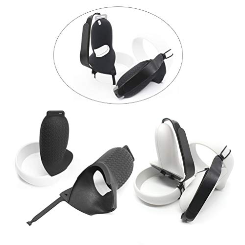 Newooh Conjunto de capa protetora de silicone para olhos e lentes compatíveis com Oculus Quest 2VR
