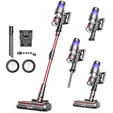 Ultenic U16 Flex Cordless Vacuum Cleaner 50,000Pa Suction, Foldable Design, Tangle-Free Brush, 60 Mins Runtime, LED Dust Detection,Lightweight Stick Vacuum, Ideal for Hard Floors, Carpets & Pet Hair