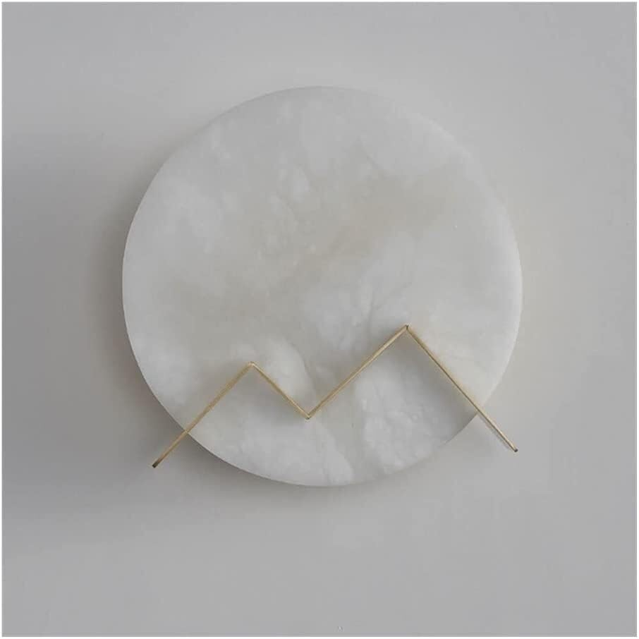 Applique murale en cuivre et marbre véritable pour une entrée raffinée