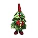 MySixKeen Bambola Albero di Natale ， Albero di Natale con Sassofono Elettrico, Bambole di Natale e Bambole di Peluche per Le Vacanze, Musica Danzante, Modelli a Batteria