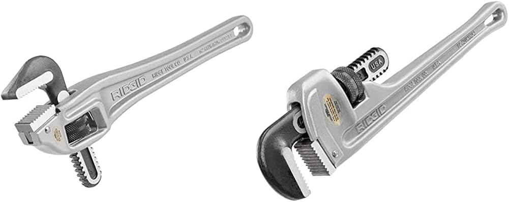 Ridgid 31120 model 14 Aluminum Offset Pipe Wrench, 14" Plumbing Wrench