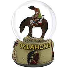 Oklahoma Snow Globe - Mini 2.5 Inch