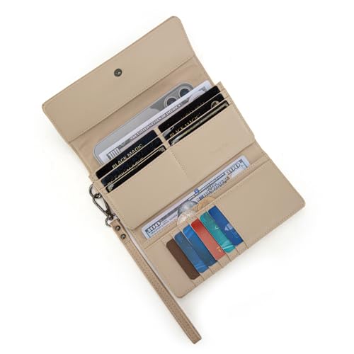 Montana West X Wrangler Wallet for Women Phone Wristlet Wallet Ladies Felame Large Capacity Clutch Wallets with Coin Purse3