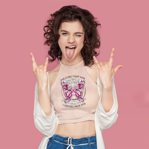Dtf Transfers Ready to Press -24Pcs Breast Cancer Awareness Iron on Decals Pink Ribbon Fight Cancer Quote Heat Transfer Vinyl Stickers for Clothing Pillows Bag DIY Crafts by Papiailove - Used condition - Image 4