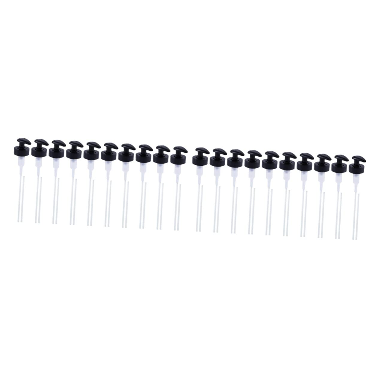 FOMIYES 20 Sets Chef Squeeze Bottle Replacement Modern Sauce Pump Dispenser for Oyster Sauce Pressure Head Oil Extruder Fits High Short Bottles