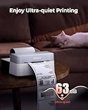 MUNBYN Bluetooth Shipping Label Printer, 4x6 Thermal Label Printer for Small Business, Compatible with iPhone, Android, Windows, macOS, Etsy, Shopify, eBay, Royal Mail, DHL, DPD, Evri, 403B, White - Image 7