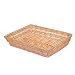 RURALITY Rectangular Wicker Storage Basket for Home, Shops or Markets