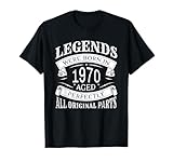 Photo Gallery le leggende sono nate nel 1970 invecchiate perfettamente tutte le parti originali maglietta Photo Gallery le leggende sono nate nel 1970 invecchiate perfettamente tutte le parti originali maglietta