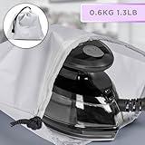 Duronic Travel Iron SI3 BK 400W Mini Irons with Dual Voltage, Variable Temperature & Auto Shut Off Portable 35ml Black Steam Iron for Holiday Quilting Crafts Compact Design for Travelling - Image 6