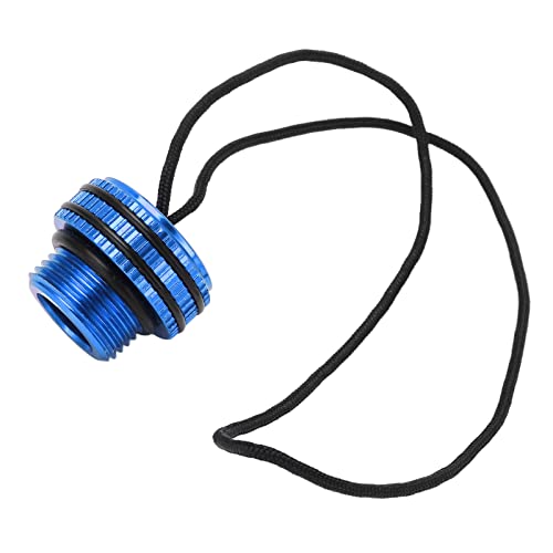 Cygmophing Soupape de plongée de plongée Soupape en Aluminium Bouet en Aluminium Empêcher Les débris pour l'équipement de plongée (Bleu)