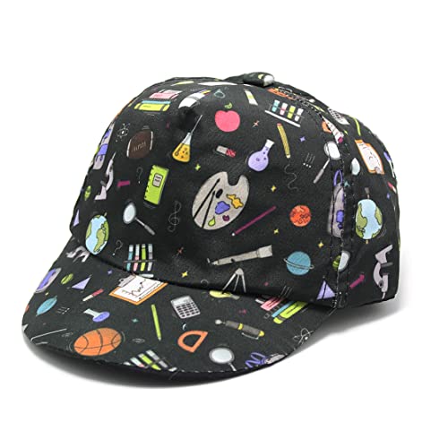 Boné Infantil Criança Kids De 0 A 3 Anos Diversos Modelos A1 (Tamanho Único, Preto-Estudo)