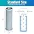 4-Pack Compatible for Watts MAXETW-975 10-Inch 5-Micron for Multi-Cartridge Whole House Water Filter with Solid Block Activated Carbon