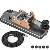morsetaste bauen 【Gerader Morse code taste】Der Morse schlüssel besteht aus einer hochwertigen 6061T6-Aluminiumlegierung, die für starke Korrosionsbeständigkeit und Haltbarkeit eloxiert ist.