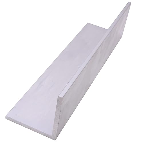 VERNUOS Ángulo de aluminio 6061 de 3 x 3 x 1/4 pulgadas, 12 pulgadas de longitud, molino T6511, grosor de 1/4 pulgadas