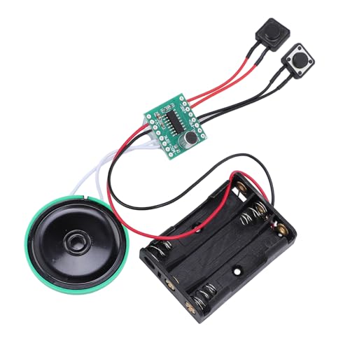 Soundmodul, 30-Sekunden-DIY-Sprachgrußkartenmodul, Aufnehmbarer Soundchip, für Personalisierte Grüße, Weihnachts-Bastelkarten Soundmodul, 30-Sekunden-DIY-Sprachgrußkartenmodul, Aufnehmbarer Soundchip, für Personalisierte Grüße, Weihnachts-Bastelkarten