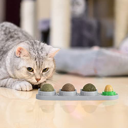 Catnip Brinquedos para Gatos,Brinquedos bolas catnip para gatos | Bolas comestíveis naturais saudáve