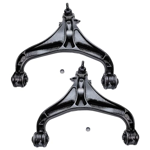 Image of Detroit Axle - 8pc Front End Control Arms Kit for Jeep 08-12 Liberty, 07-11 Dodge Nitro, 2 Lower Control Arms w /Ball Joint 4 Tie Rod Ends 2 Boots 2008 2009 2010 2011 Replacement