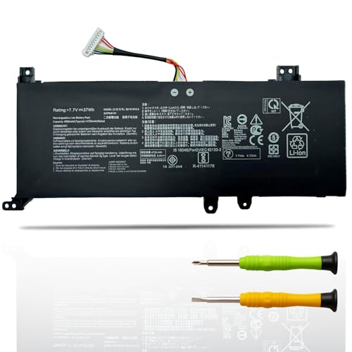 B21N1818-3 C21N1818-3 laptop Battery Replacement for Asus VivoBook A409 D409 F409 M409 X409 A509 D509 F509 M509 X509 D409BA D409DA M409DA M409BA F409FA A409JB A409JP X409BA X409DA 37Wh 4730mah 7.7V