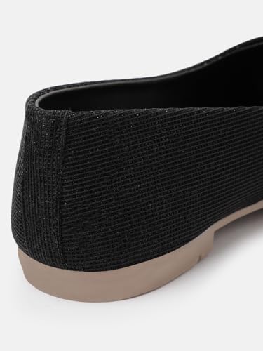 Image of Marc Loire Women's Slip-On Embellished Flat Ballerina Shoes for Casual Wear, Party and Formal Occasions