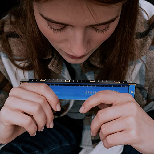JOPESA Harmonica chromatique 24 Trous 16 Trous 64 Tons Harmonica d’orgue à Bouche for mélomane débutant avec boîte de… - Les Beatles, Paul McCartney, John Lennon, RIngo Starr, George Harrison JOPESA Harmonica chromatique 24 Trous 16 Trous 64 Tons Harmonica d'orgue à Bouche for mélomane débutant avec boîte de… – Image 7