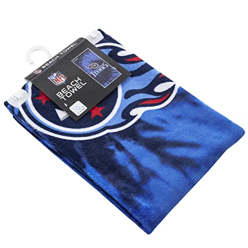 Image of Northwest NFL Tennessee Titans Unisex-Adult Beach Towel, 30 inch x 60 inch, Psychedelic