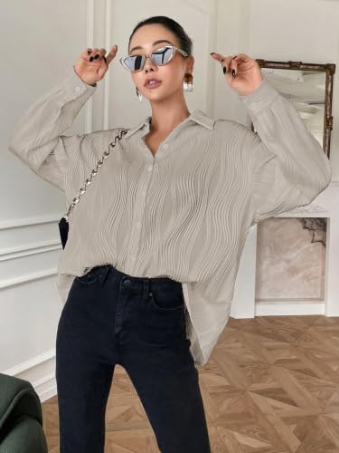 Image of Leriya Fashion Oversized Shirt for Women | Shirt for Women Stylish Western | Long Shirt for Women