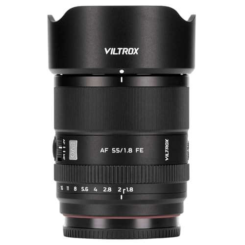 Image of VILTROX 55mm f /1.8 FE Full Frame Large Aperture Auto Focus Prime Lens Compatible with Sony E-Mount Cameras A7IV A7RIV A7SIII A7III A7RIII A9 A1 FX3 A7RV A7CR A7CII A93 ZVE1 ZV-E10 FX30