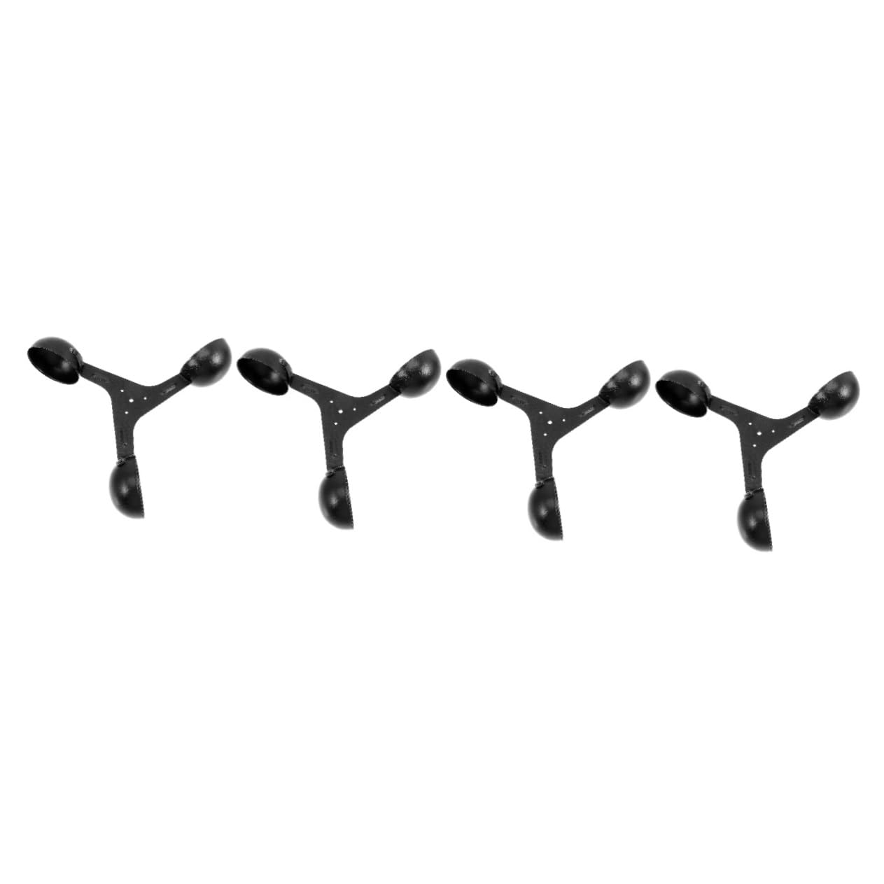 BESPORTBLE 4pcs Professional Anemometer Cup Sensor Replacement Wind Speed Tool Aluminum Alloy for Wind Navigation Weather Stations