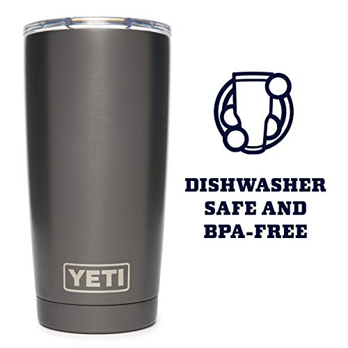 Image of YETI Rambler 20 oz Tumbler, Stainless Steel, Vacuum Insulated with MagSlider Lid, Graphite