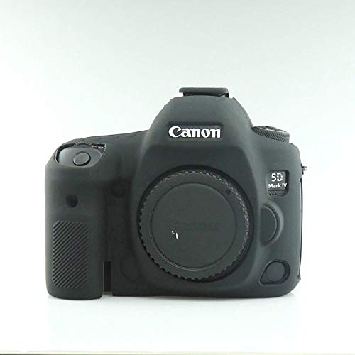 Image of Canon 5D Mark IV Camera Case, Professional Silicone Rubber Camera Case Cover Detachable Protective for Canon 5D Mark IV - Black