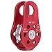 BYERZ Durability Climbing Pulley,Suitable for Mountaineering and Engineering (Red)