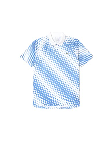 Lacoste-Herren Polo KURZARM-DH5174-00, Weiß/Blau, M