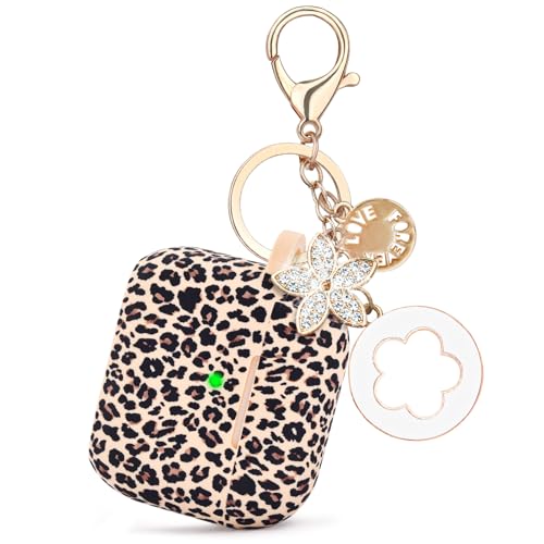 Image of VISOOM Case for Airpods 3 Pink Airpods 3rd Cases 2021 Silicone for iPod 3 Earbuds Case Cover Women Wireless Charging Case with Accessories Girl Bling Keychain for Apple Ear Buds 3rd Generation