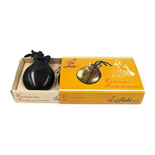 Jale Pollopas Flamenco Castanets Spanish Castanets Made Of Plastic Color Black For Beginners Size 4 Teens Kids By Ole Ole Flamenco #TOP3