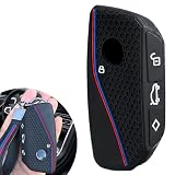 CRIFFIX Cover chiave in silicone compatibiile per BMW X1 U11 X2 U10 X3 G45 X5 X6 G05 G06 LCI X7 Serie 5 G60 i5 Serie 7 G70 i7 iX XM Serie 2 Active Tourer U06 Custodia Telecomando Protezione Nido d'Ape